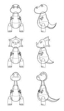 Dinosaur Character Concept Art