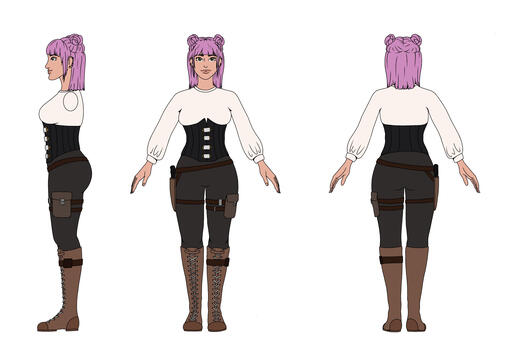 Character Concept Turnaround