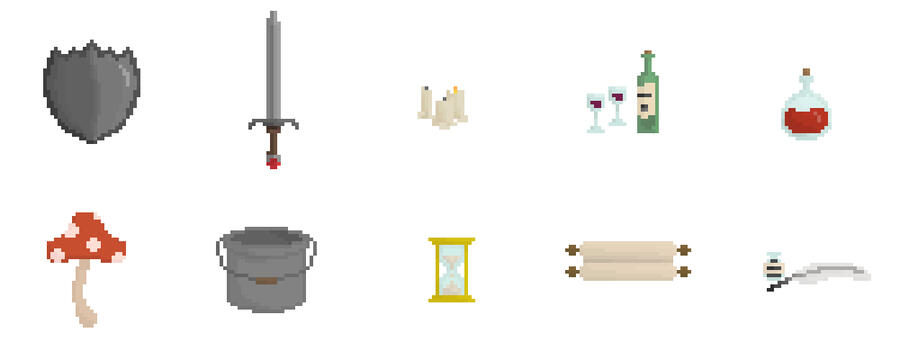 Assorted Pixel Art